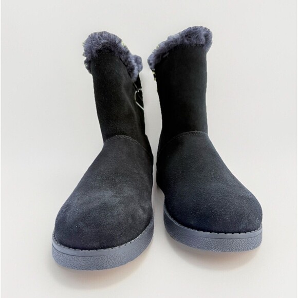 New Women's Mid Shearling Style Boots - Universal Thread - Black - Size 9 NWT - Picture 2 of 9